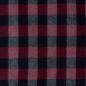 Preview: Baumwoll-Flanell Maverick, Karo, 1 x 1,2cm, rot/dunkelblau