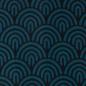 Preview: Baumwoll-Jacquard, Emily, petrol/schwarz