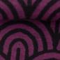 Preview: Baumwoll-Jacquard, Emliy, bordeaux/schwarz