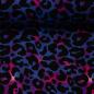 Preview: Baumwolljersey Mandy im Leodesign, Farbverlauf in Royalblau und Pink