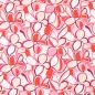 Preview: Baumwoll-Jersey, Blüten, Pink-Rottöne