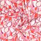 Preview: Baumwoll-Jersey, Blüten, Pink-Rottöne