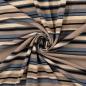 Preview: Heavy Knit Strickstoff ColorLine – Beige Natur Graublau Schwarz