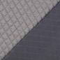 Preview: Vintage Jacquard Jersey mit Steppung, uni, melange, grau