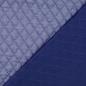 Preview: Vintage Jacquard Jersey mit Steppung, uni, melange, jeansblau