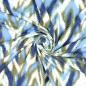 Preview: Viskose-Jersey, Zick-Zack, khaki blau