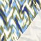 Preview: Viskose-Jersey, Zick-Zack, khaki blau