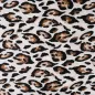 Preview: Rayon Spun Satin Print, Leopard Sand