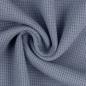 Preview: Waffel-Strick Clarissa, uni, rauchblau