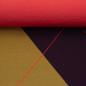 Preview: French Terry mit Rautenpower - Geoluxe Argyle by ki-ba-doo, Violett