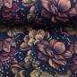 Preview: Alpenfleece Isla, florales Design, altrose grau beige/natur