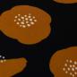 Preview: Viskose Webware BLACK Blossom by Käselotti, ocker