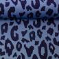 Preview: Viskose Webware Happy Leo by Cherry Picking, Blau mit Dunkelblau