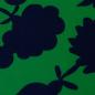 Preview: Viskose Webware Happy Flowers by Cherry Picking, Grün mit Dunkelblau