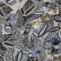 Preview: Viskose-Webware Paris, beige/rauchblau