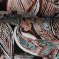 Preview: Viskosewebware Paris, terracotta/salbei