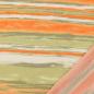 Preview: Viskose, Streifen, beige/grün-orange-natur