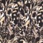 Preview: Viskose Twill-Webware, Gräser-Design in anthrazit-beige