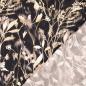 Preview: Viskose Twill-Webware, Gräser-Design in anthrazit-beige