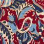 Preview: Viskose Satin - jeansblau multicolor