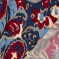 Preview: Viskose Satin - jeansblau multicolor