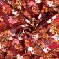 Preview: Viskose Stretch-Popeline, Blumen, bordeaux