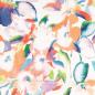 Preview: Viskose Leinen Voile - Aquarellblumen