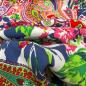 Preview: Farbenfrohe Viskose mit Blüten & Paisley