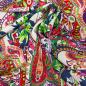 Preview: Farbenfrohe Viskose mit Blüten & Paisley