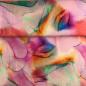 Preview: Viskose-Webware, bunte Blumen mit ineinanderfließenden Farben