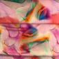 Preview: Viskose-Webware, bunte Blumen mit ineinanderfließenden Farben