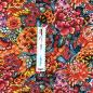 Preview: Viskose-Webware im orientalischen Stil, rot bunt