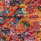 Preview: Viskose-Webware im orientalischen Stil, rot bunt