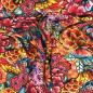 Preview: Viskose-Webware im orientalischen Stil, rot bunt
