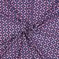 Preview: Viskose, Lenzing EcoVero, retro Design Navy/Light Pink