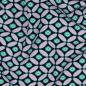 Preview: Viskose, Lenzing EcoVero, retro Design Black/Lilac