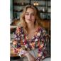 Preview: Beispielbluse aus Viskose, Lenzing EcoVero,  digitaler Blumendruck