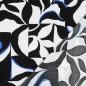 Preview: Viskose, Lenzing EcoVero, abstraktes Design in schwarz/weiß