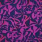 Preview: Viskose, Lenzing EcoVero, abstraktes Design in lila/marine