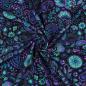 Preview: Viskose, Lenzing EcoVero, Paisley auf Schwarz