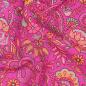 Preview: Viskose, Lenzing EcoVero, Paisley auf Fuchsia