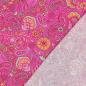 Preview: Viskose, Lenzing EcoVero, Paisley auf Fuchsia