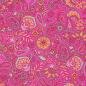 Preview: Viskose, Lenzing EcoVero, Paisley auf Fuchsia
