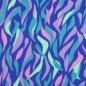 Preview: Viskose, Lenzing EcoVero, abstraktes Design in cobalt/bunt