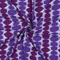 Preview: Nachhaltige Eleganz mit kreativem Flair: EcoVero-Viskose mit abstraktem Muster, lila