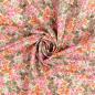 Preview: Baumwoll Voile - kleine Aquarellblumen - im Digitaldruck