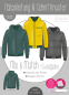 Preview: Herren - Schnittmuster Mix & Match-Sweatjacke
