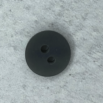 Blusenknopf - matt schimmernd -  13 mm - dunkelgrau