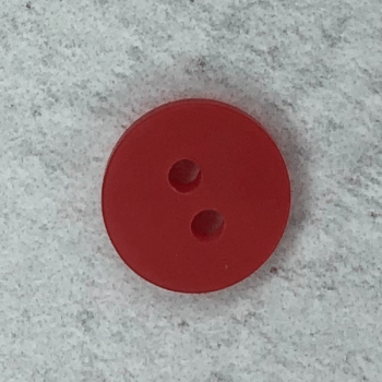Blusenknopf - matt schimmernd -  13 mm - rot