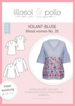 Schnittmustertitelbild Volant Bluse lillesol women Nr. 35